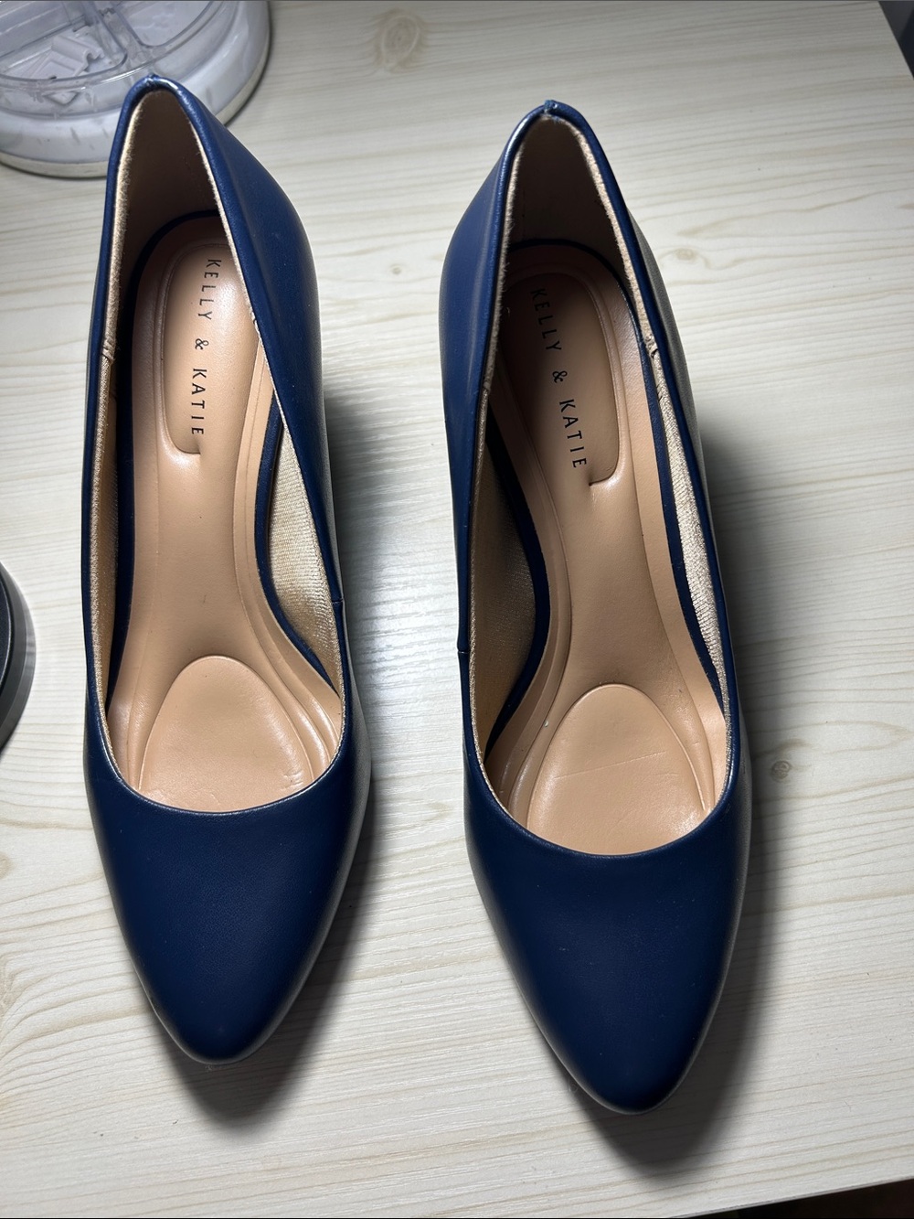 Kelly & Katie Navy Pointed-Toe Pump